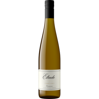 Wine bottle labeled 'Etude' on a white background