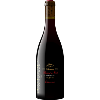 Wine bottle with label on a white background
