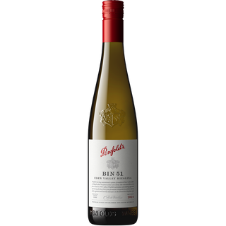 Penfolds Bin 51 wine bottle on a white background